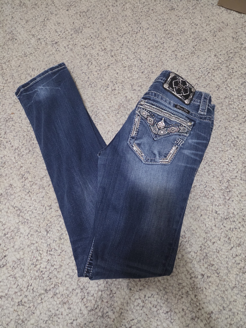 Miss Me Dark Blue Women's Jeans